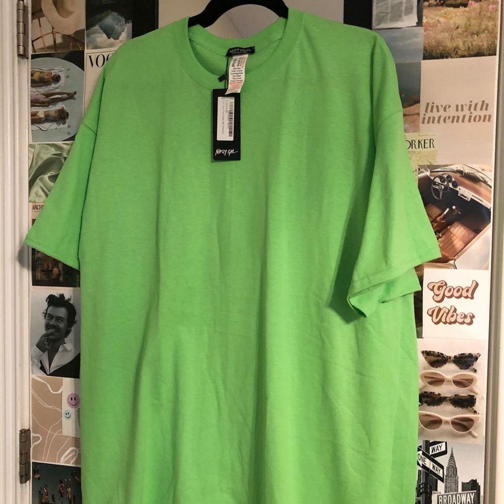 Women’s Green T-Shirt Dress (Never Worn)